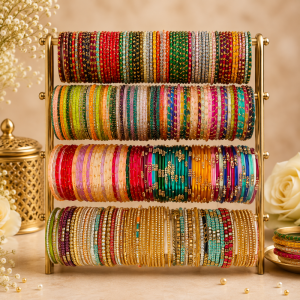Glass Bangle Combo Set