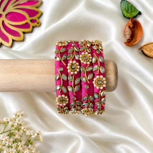 Silk Thread Sunflower (2 Pcs)